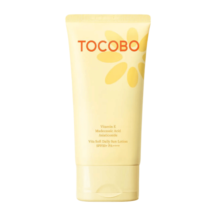 Tocobo Vita Soft Daily Sun Lotion SPF50+ PA++++ vegansk solkrem med vitamin E som beskytter huden og gir en myk, fuktet følelse