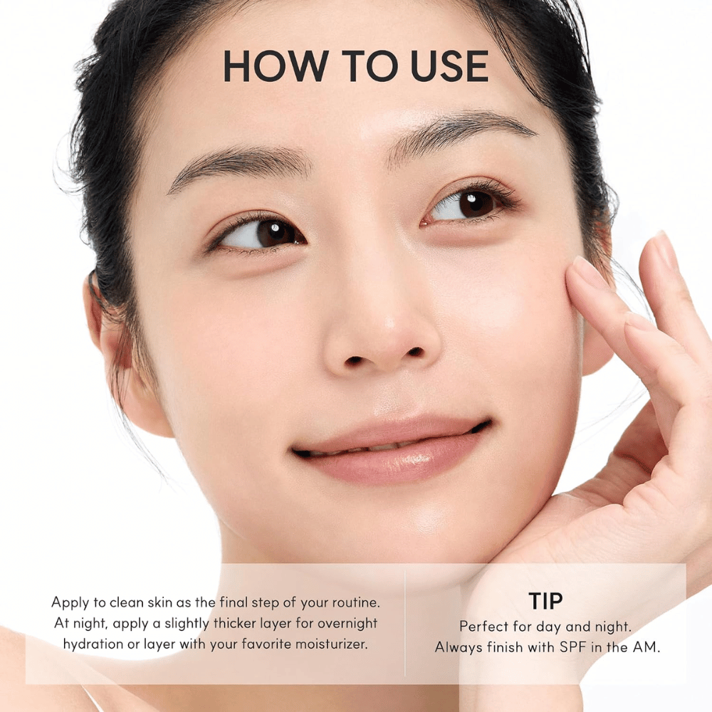 Arencia Vitamin C Glow Booster Gel Cream – påføring av fuktighetsgivende gelkrem for dag og natt