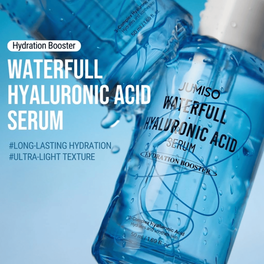 Jumiso Waterfull Hyaluronic Acid Serum – ultralett koreansk fuktserum med langvarig fuktighet og rask absorpsjon
