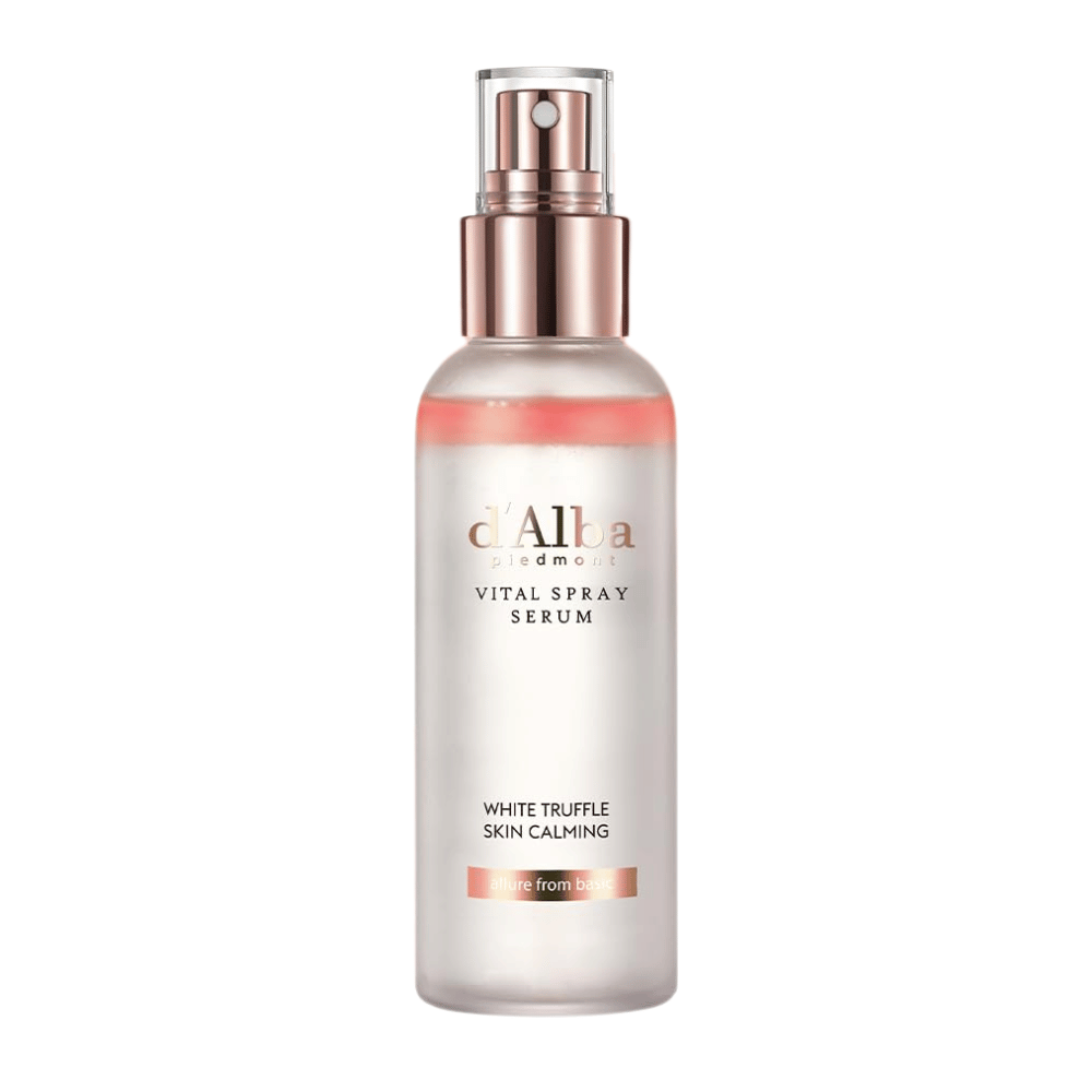 d'Alba White Truffle Vital Spray Serum – produktbilde av fuktighetsgivende og beroligende ansiktsmist