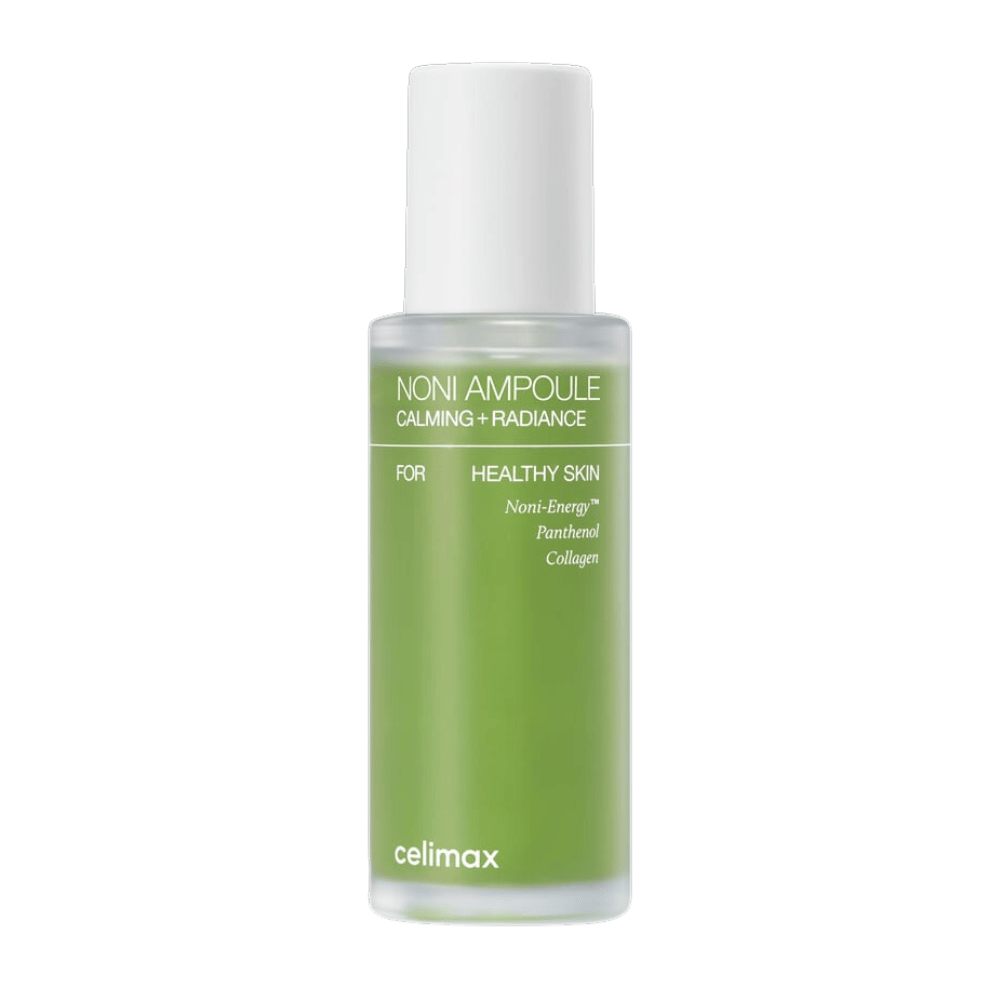 Celimax Noni Energy Ampoule beroliger og fukter huden med kraften fra noni-ekstrakt, panthenol og kollagen. Forbedrer hudens elastisitet og gir en naturlig glød. Perfekt for sensitiv og trøtt hud.