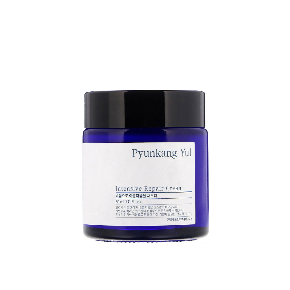En boks Intensive Repair Cream 50ml fra Pyunkang Yul på hvit bakgrunn.
