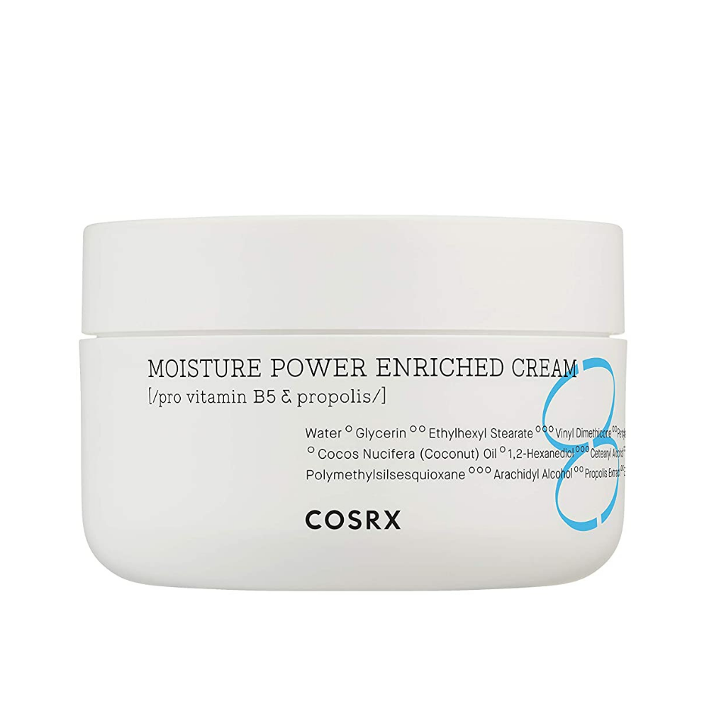 COSRX Moisture Power Enriched Cream 50ml for fuktighet til tørr hud.