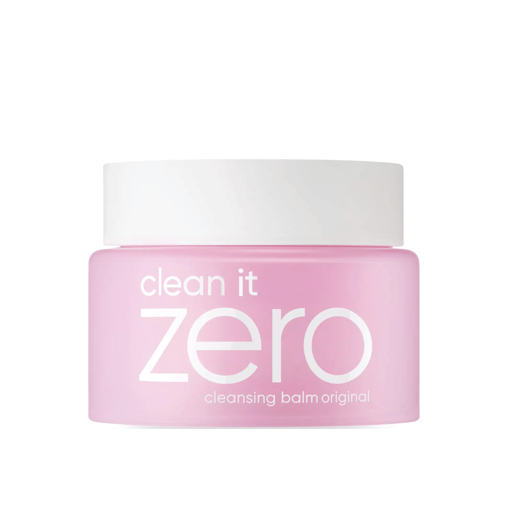 En boks Clean It Zero Cleansing Balm Original 100ml på hvit bakgrunn, som fremmer BANILA CO:s originale rensebalsam for hudpleie.