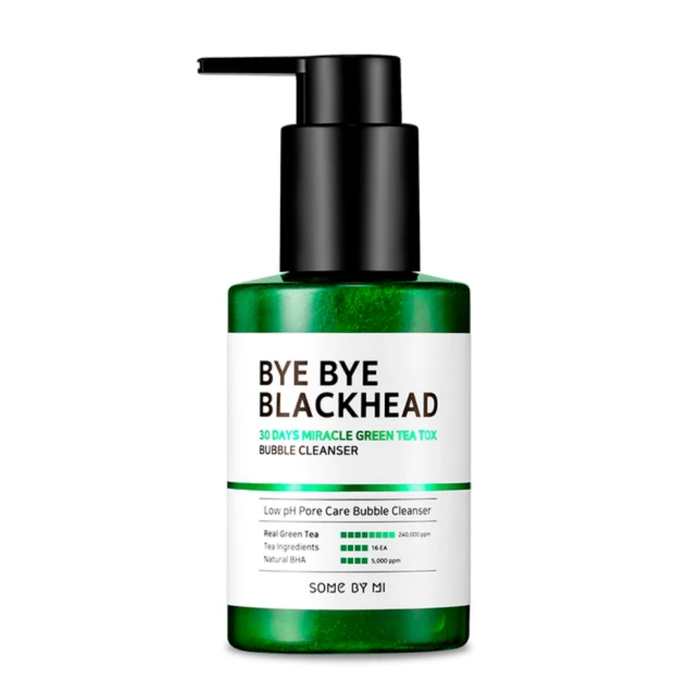 Bye Bye Blackhead 30 Days Miracle Green Tea Tox Bubble Cleanser 120g fra SOME BY MI for hudpleie.