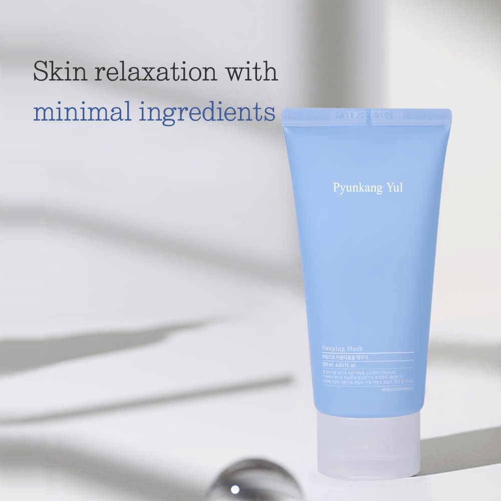 Hudavslapning og fuktighet med Pyunkang Yul Sleeping Mask 120ml for en uthvilt hud.